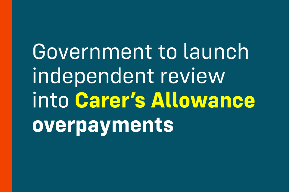 Carer's Allowance Review: Major Changes for Unpaid Carers image 92d2e365 082c 4ede ab18 30feded99919.png
