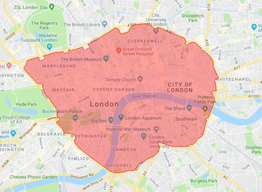 London Congestion Charge Set to Increase for 2024 image bqecx1jbs7.png