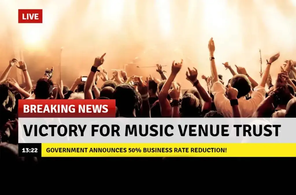 Suspension of Business Rate for Music Venues: What Could Happen Next? image aefe1971 0d6f 41ef a3c1 62a0ffb8a5ef.webp